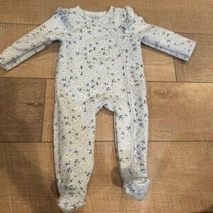 LILA AND JACK BABY GIRL 6-9 MONTH QUILTED SLEEPER